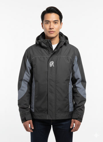FS44 2031  Men's Waterproof Jacket with Removable Hood -