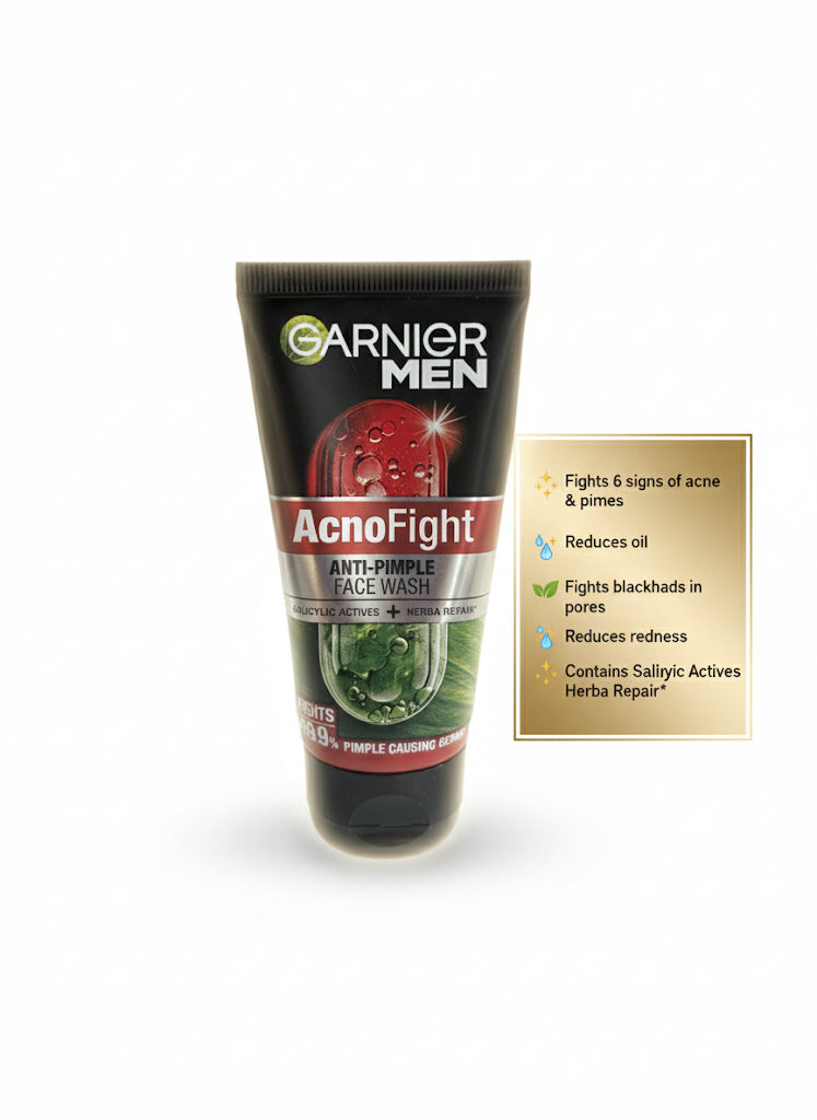 Fs44 1080 Garnier Men AcnoFight Anti-Pimple Face Wash