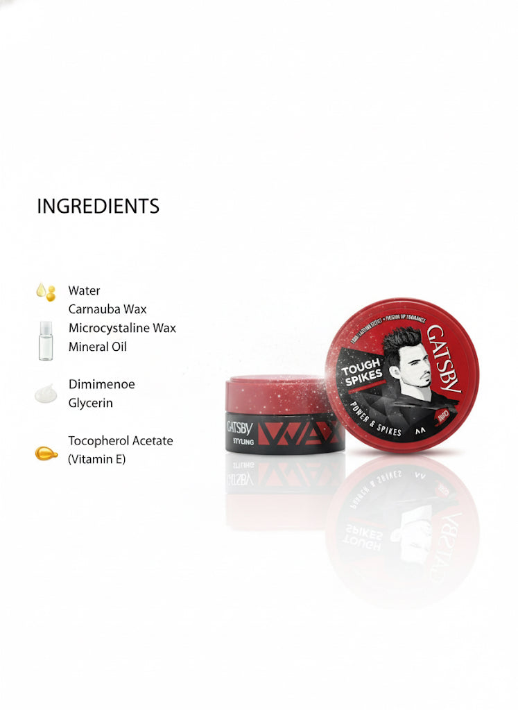 Fs44 1086 Gatsby Tough Spikes Hair Wax
