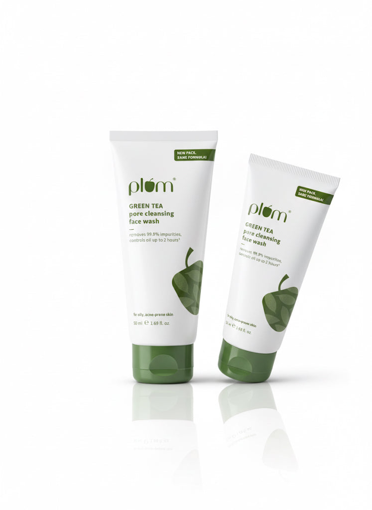 Fs44 1112 Plum Green Tea Pore Cleansing Face Wash for Oily