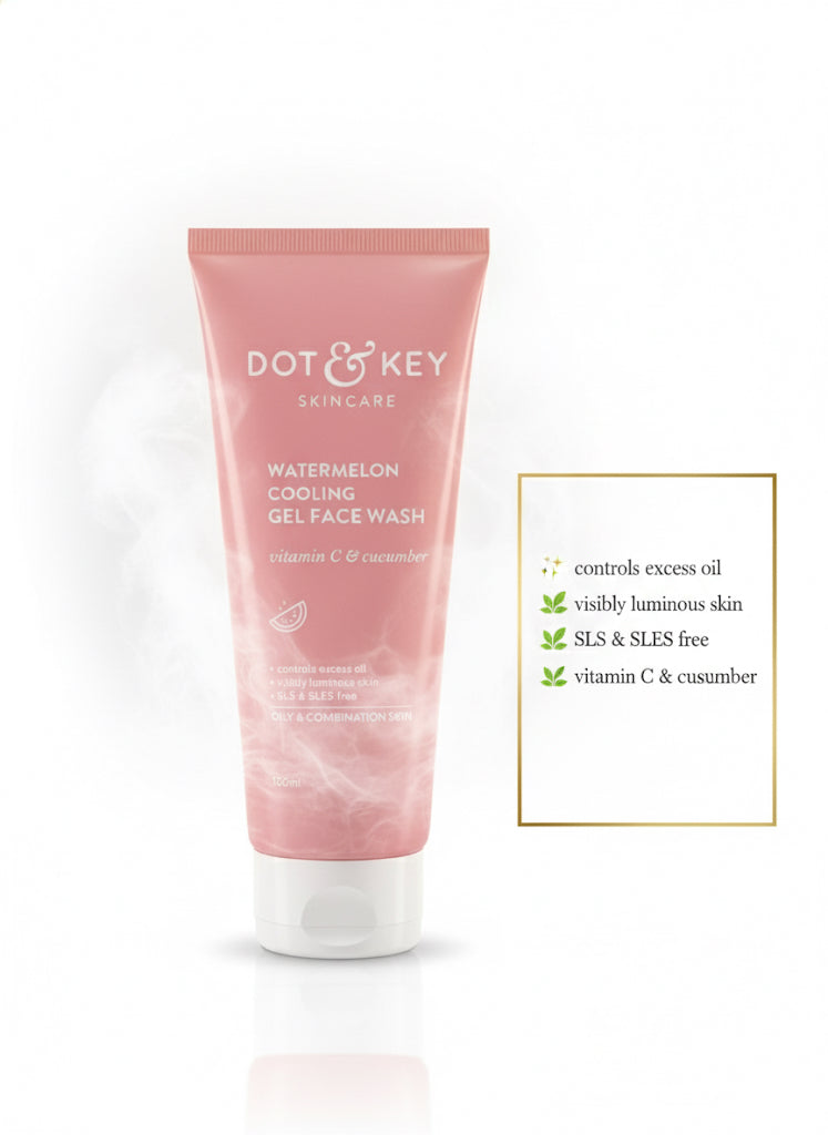 Fs44 1107 Dot & Key Watermelon Cooling Gel Face Wash