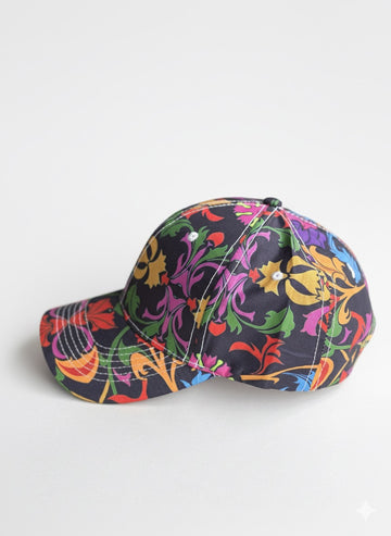 Fs44 1119 Unisex Floral Pattern Baseball Cap
