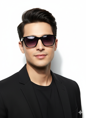 FS44 2008 Stylish Black Cat Eye Sunglasses for Men