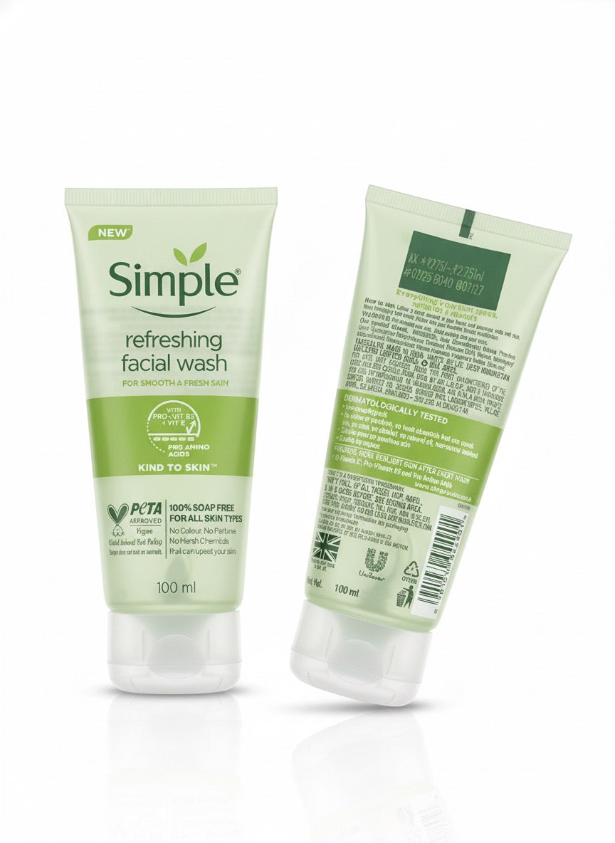 Fs44 1082 Simple refreshing facial wash