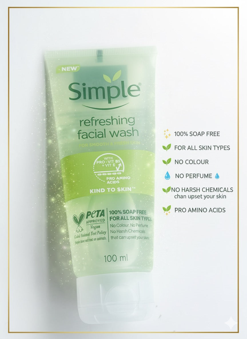 Fs44 1082 Simple refreshing facial wash