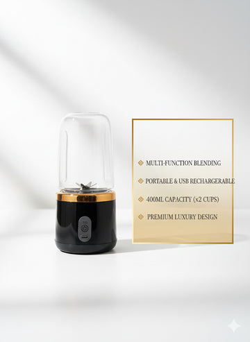 Fs44 1088  Portable USB Rechargeable Blender & Shaker Bottle