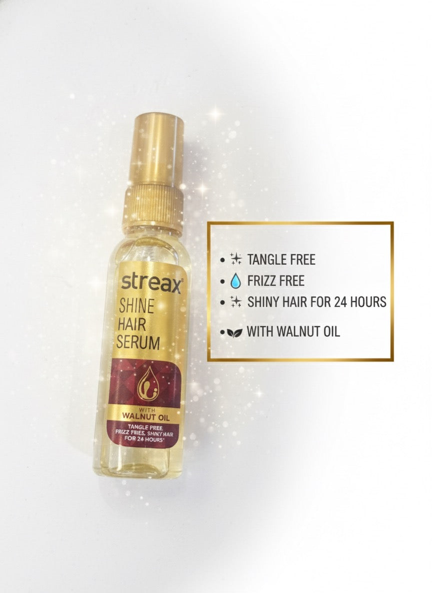 Fs44 1090 Streax shine Hair Serum with Vitamin E