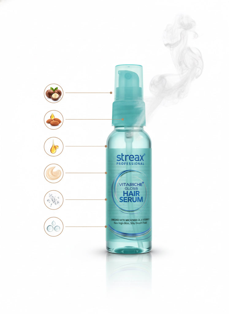 Fs44 1090 Streax shine Hair Serum with Vitamin E