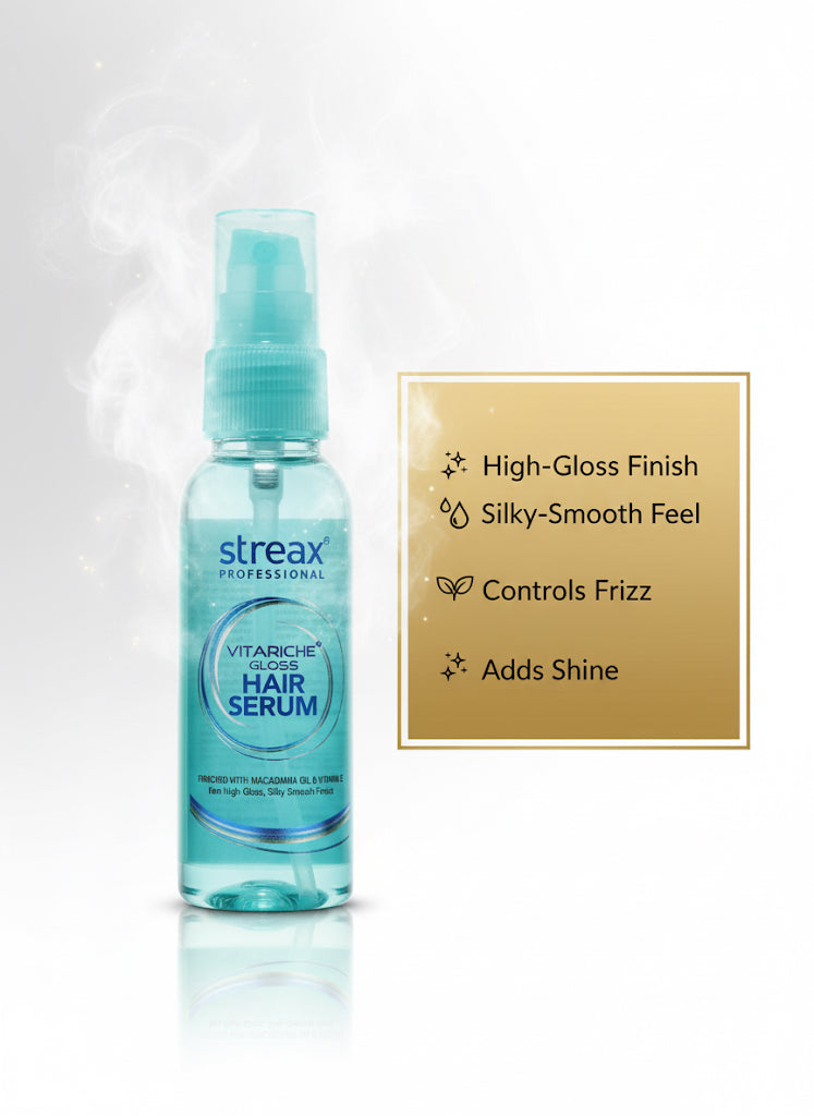 Fs44 1090 Streax shine Hair Serum with Vitamin E