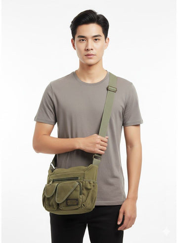 FS44 2015 Military Green Crossbody Shoulder Bag