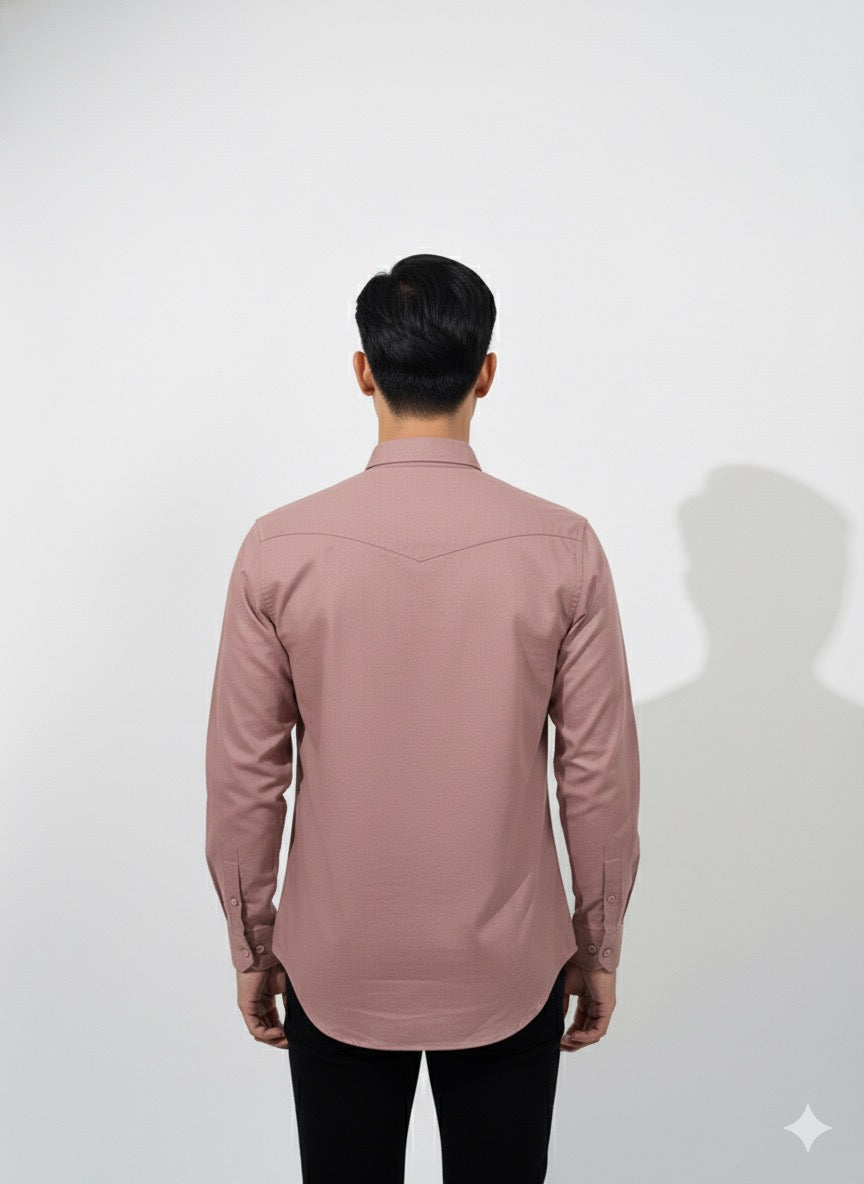 Fs44 1005 Men's Cotton Shirt with Elegant  Floral print