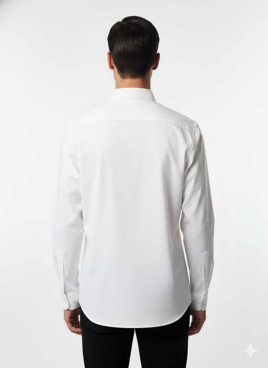 FS44 2003  White Long Sleeve Shirt with Chest Cross