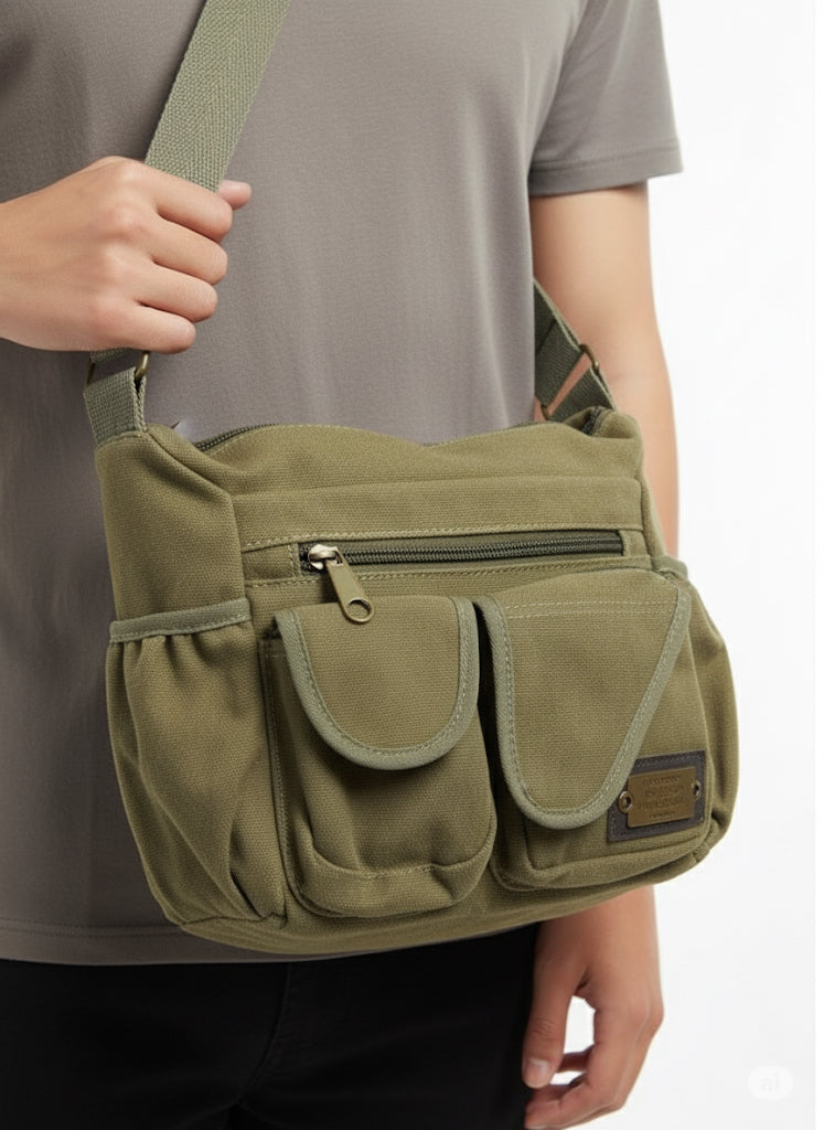 FS44 2015 Military Green Crossbody Shoulder Bag