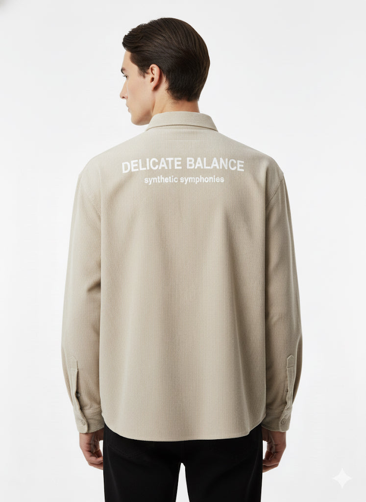 FS44 2042 Oversized Corduroy Shacket for Men