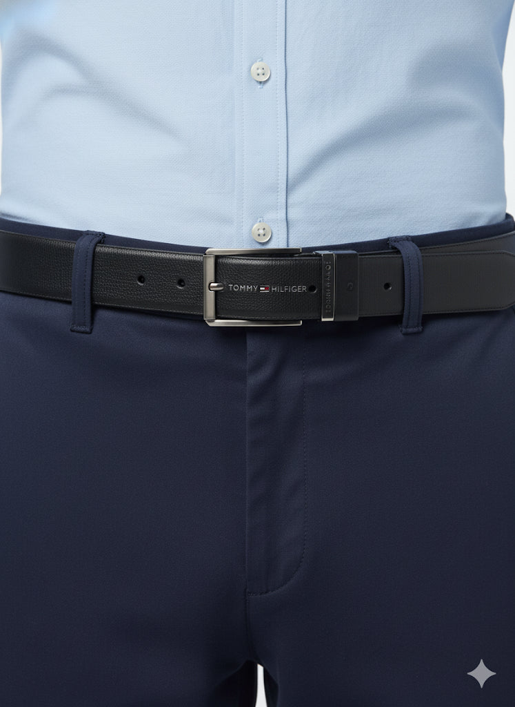 FS44 2045 Tommy Hilfiger Reversible Leather Belt
