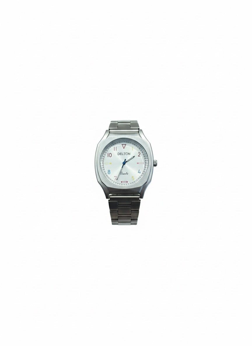 FS44 2047  DELTON Quartz Stainless Steel Bracelet Watch