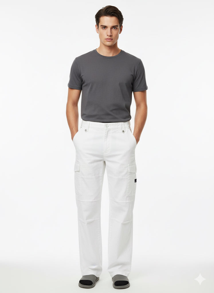 FS44 2061 Durable Multi-Pocket Cargo Trousers for Men