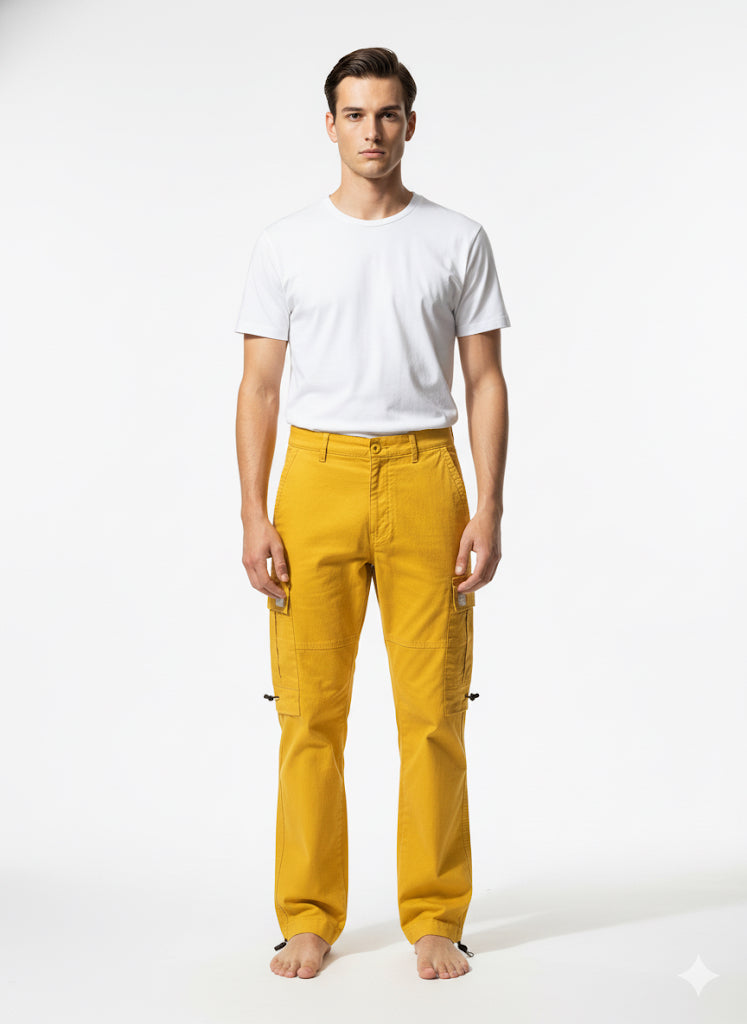 FS44 2061 Durable Multi-Pocket Cargo Trousers for Men
