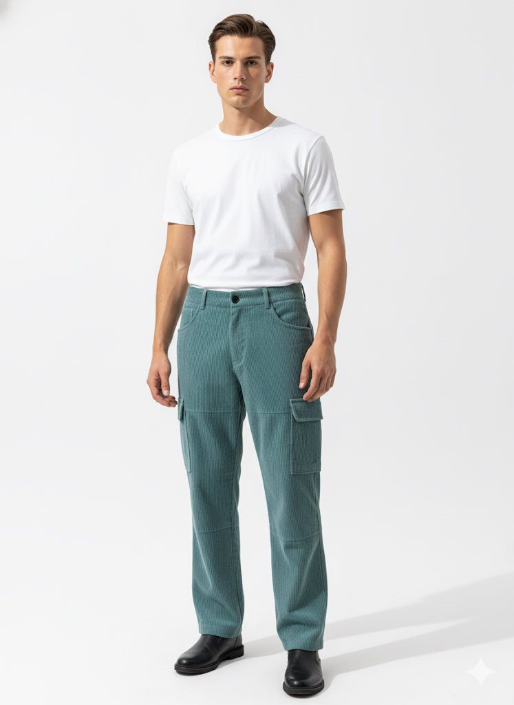 FS44 2061 Durable Multi-Pocket Cargo Trousers for Men