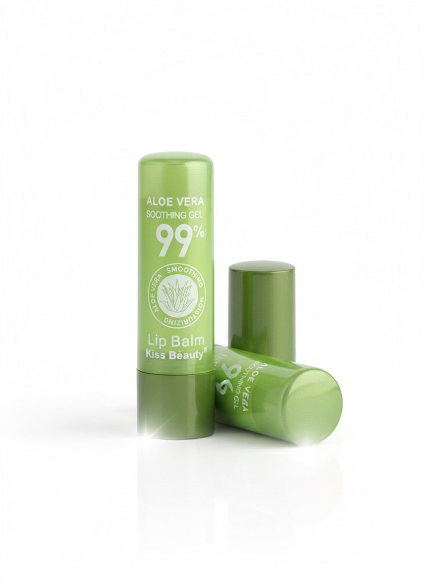 Fs44 1076  Aloe Vera Lip Balm 99% Soothing Gel for Dry Lips