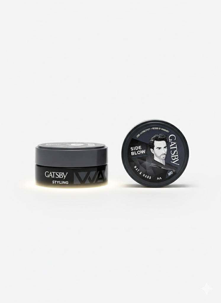 Fs44 1085  Gatsby Styling Wax - Side Blow Mat & Hard