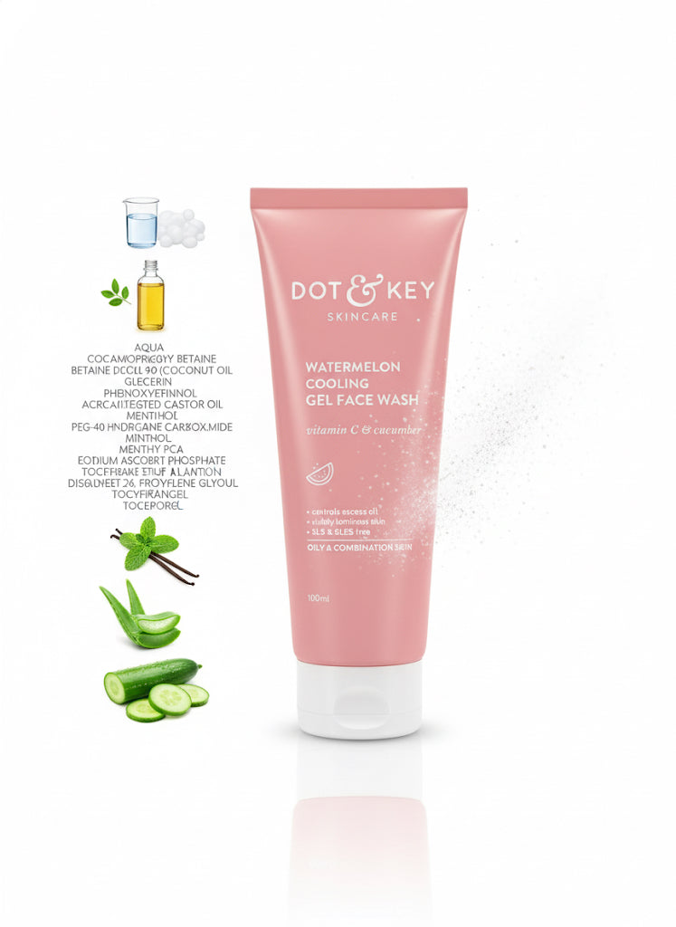 Fs44 1107 Dot & Key Watermelon Cooling Gel Face Wash