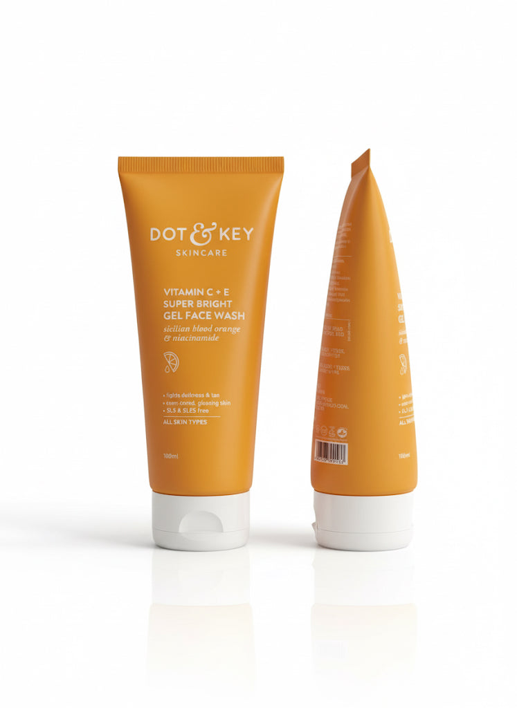 Fs44 1108 Dot & Key Vitamin C + E Super Bright Gel Face Wash