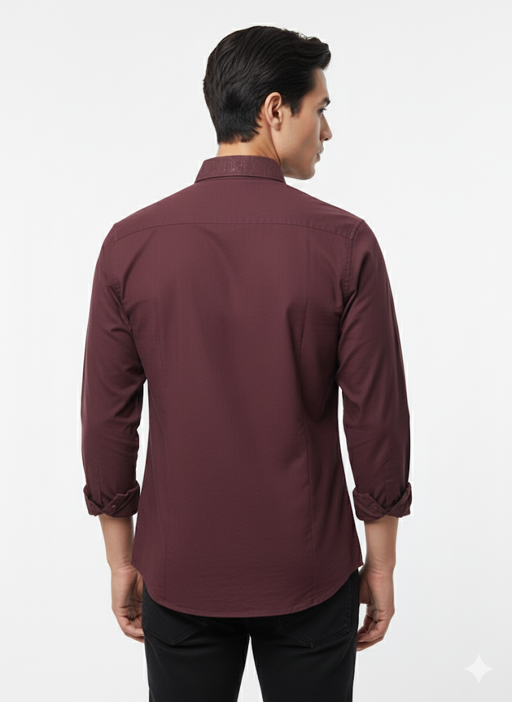 Fs44 1005 Men's Cotton Shirt with Elegant  Floral print
