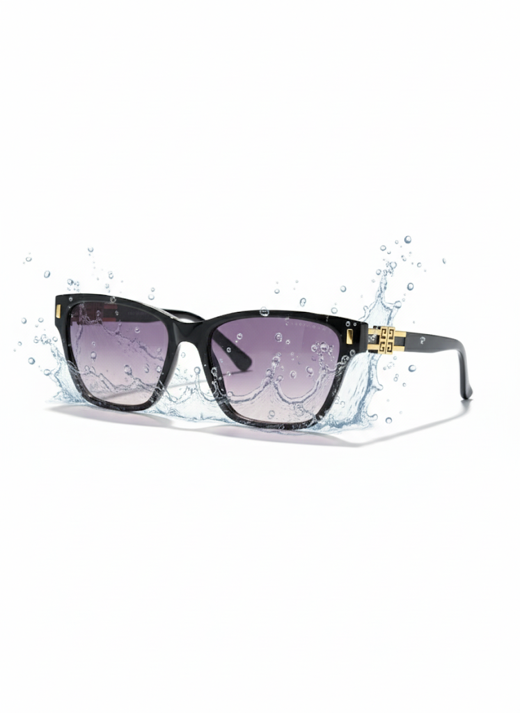 FS44 2008  Stylish Black Cat Eye Sunglasses for Men
