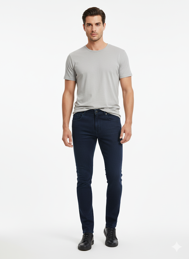 Fs44 5005 Men's Slim Fit Stretch Denim Jeans – Classic & Comfortable