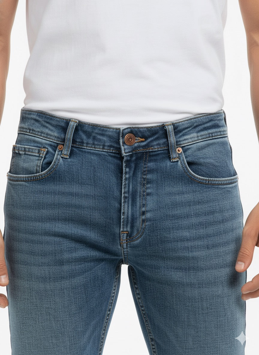 Fs44 5005 Men's Slim Fit Stretch Denim Jeans – Classic & Comfortable