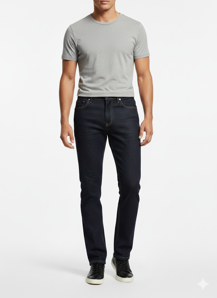 Fs44 5005 Men's Slim Fit Stretch Denim Jeans – Classic & Comfortable