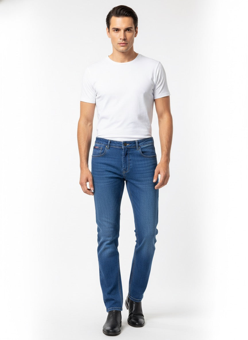 Fs44 5005 Men's Slim Fit Stretch Denim Jeans – Classic & Comfortable