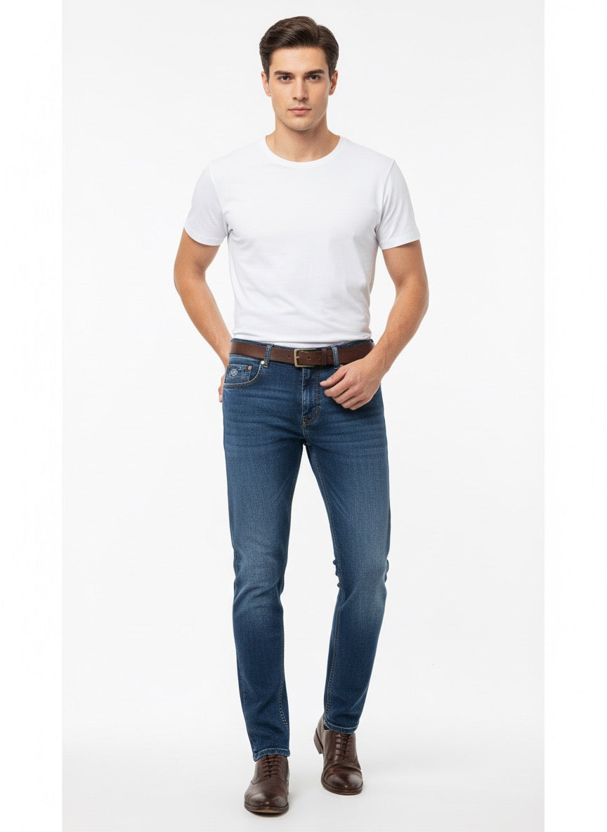 Fs44 5005 Men's Slim Fit Stretch Denim Jeans – Classic & Comfortable