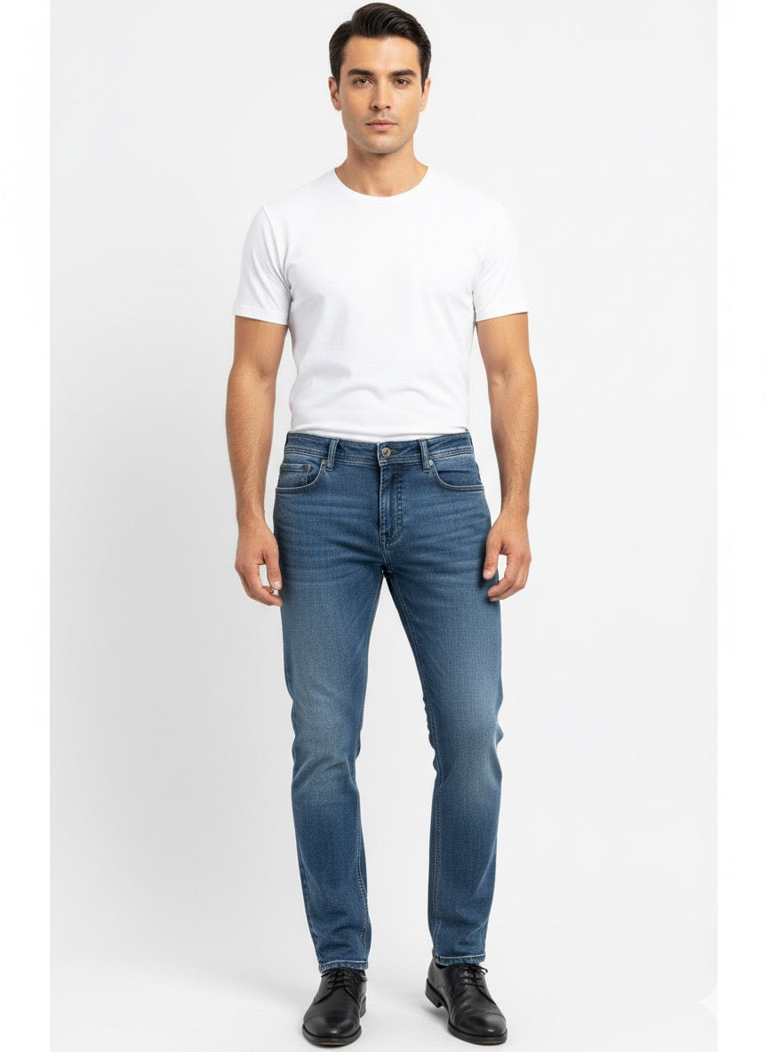 Fs44 5005 Men's Slim Fit Stretch Denim Jeans – Classic & Comfortable
